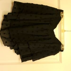 Brand new black Polka-dot halter top